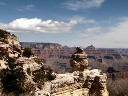 Grand Canyon South Rim Stock Footage