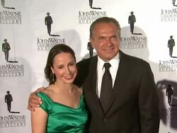 Ava Shamban and Andrew Ordon John Wayne Cancer Stock Footage