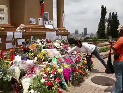 Final Preparations Are Made In South Africa Ahead Of The State Funeral Of Nelson Mandela Stock Footage