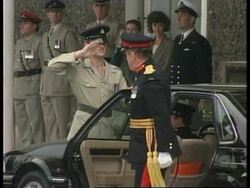 HONG KONG: JUDGES &amp; LAWYERS OPEN LAST LEGAL YEAR UNDER BRITISH RULE News Clip