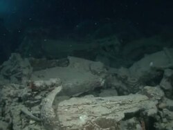 Shipwreck SS Thistlegorm Stock Footage