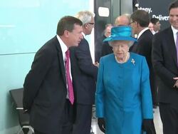 Queen Elizabeth opens London Heathrow Terminal 2 News Clip