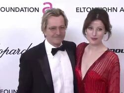 Gary Oldman and Alexandra Edenborough at the 19th Annual Elton John AIDS Foundation Academy Awards Viewing Party - Part 2 at West Hollywood CA. (Footage by WireImage Video/GettyImages) Stock Footage