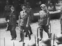 Second Armistice at Compiegne, Nazis invade France Stock Footage