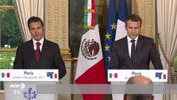 VOICED : Pena Nieto y Macron abogan por el multilateralismo comercial News Clip