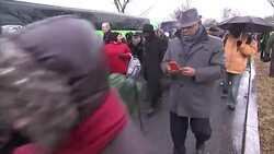 MLK Memorial March and Anti-Trump Rally in Washington D.C. News Clip