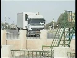 Aftermath at scene where 1 US soldier killed and 2 missing News Clip