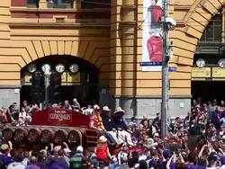 AFL Grand Final Parade Stock Footage