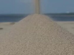 Passing sand Stock Footage