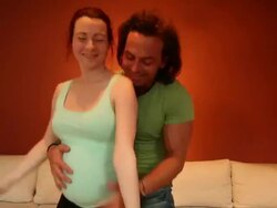 Pregnant Couple Stock Footage