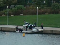 Morning security preps around summit venue Instructional Video