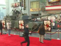 Sharlto Copley, Bradley Cooper at the 'The A-Team' Premiere at Hollywood CA. (Footage by WireImage Video/GettyImages) Stock Footage