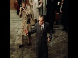 SYND 29 11 78 EX AMERICAN PRESIDENT NIXON ARRIVING IN LONDON News Clip