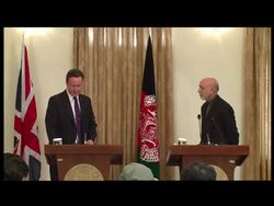 David Cameron Visits Afghanistan News Clip