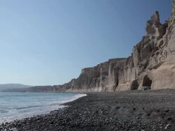 Vlychada beach Stock Footage