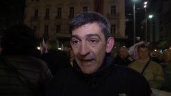 Labour union protest Greece austerity measures News Clip