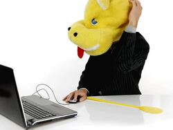 Hippo Businessman Stock Footage