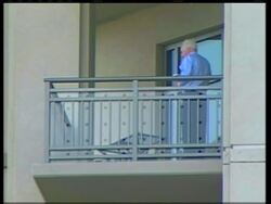 John McCain talks on the balcony before voting Instructional Video