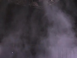 Steam billows out of a paper recycling facility. Stock Footage