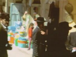 Mea Shearim Neighborhood Stock Footage