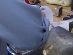 Workers Making A Prosthetic In Lab Stock Footage