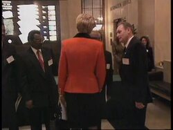 UK - Diana addresses leprosy meeting News Clip