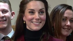 Catherine Duchess of Cambridge visits Family Centre News Clip