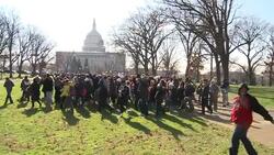 CLEAN: US protesters 'occupy' lawmakers' Washington offices News Clip