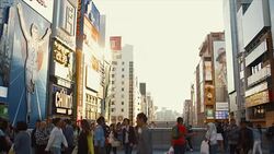 Iconic Dotonbori canal Stock Footage