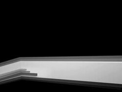 3D Panels Lower Third - Grey (Full HD) Stock Footage