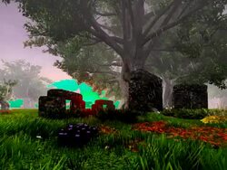 Stonehenge-like rocky structures Stock Footage