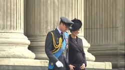 The Royal Family attend a service commemorating British military operations in Afghanistan News Clip