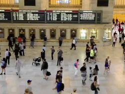 VIDEO: Grand Hall of Grand Central Terminal Stock Footage