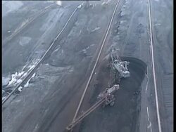 Open cast mine Stock Footage