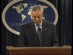 Secretary of State Colin Powell releases report on terrorism News Clip