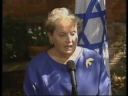 USA: WASHINGTON: ISRAELI PM BARAK VISIT News Clip