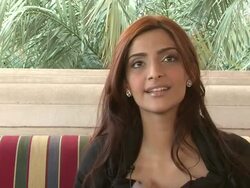 2008 Dubai International Film Festival Delhi 6 Interviews Stock Footage