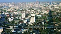 Bangkok city Stock Footage