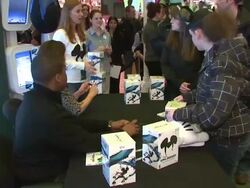 Kyle Massey and Jennifer Grey Stock Footage