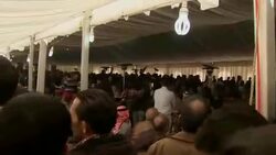 King visits family of murdered pilot News Clip