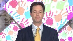 Nick Clegg's Liberal Democrat Manifesto Launch speech Part Three News Clip
