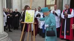 The Queen and Prince Philip attend service marking 100 years since WWI bombing raid on school in East London News Clip