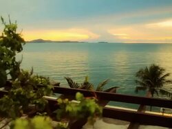 Twilight Sea View Stock Footage