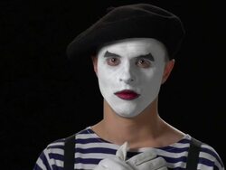 Mime Sorrow 2 Stock Footage