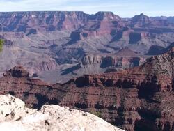 Grand Canyon edge Stock Footage
