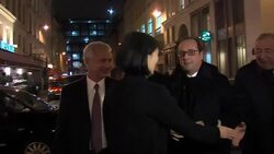 CLEAN : French President celebrates 70 years of AFP News Clip