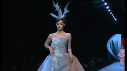 French designer shows haute couture collection News Clip
