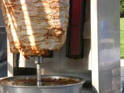 Cooking meat. Summer cook-out. Food service. Stock Footage