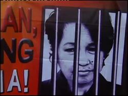 Protest against predecessor as new president delivers address News Clip