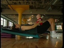 USA: WASHINGTON: NEW MOTHERS KEEP FIT WITH BABY AEROBICS News Clip